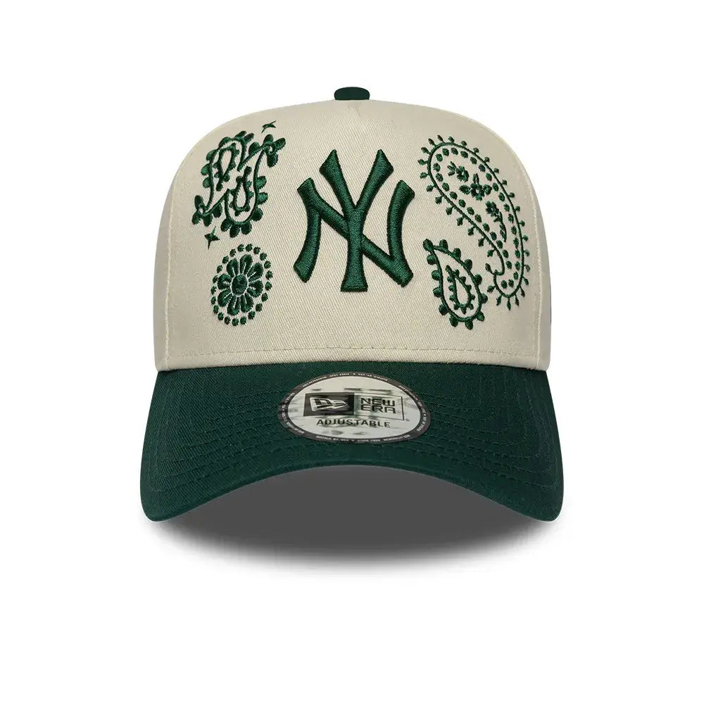 NEW ERA 9FORTY E-FRAME MLB NEW YORK YANKEES PAISLEY GORRA AJUSTABLE VERDE