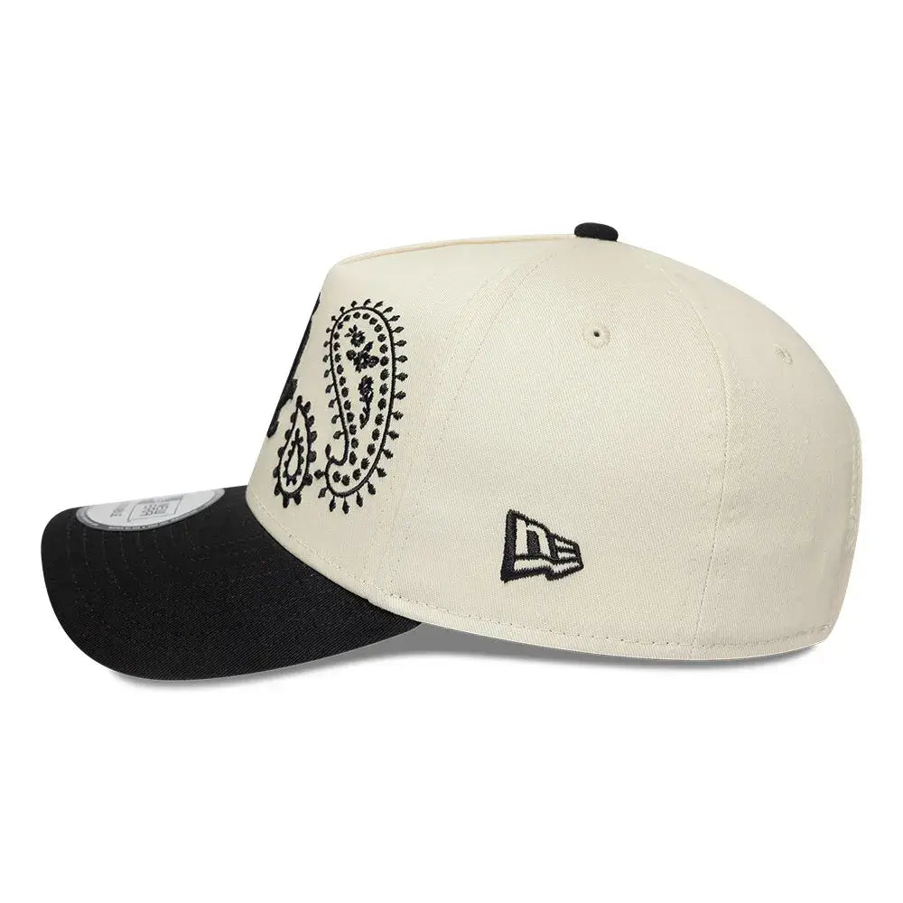 NEW ERA 9FORTY E-FRAME MLB CHICAGO WHITE SOX PAISLEY GORRA AJUSTABLE NEGRA
