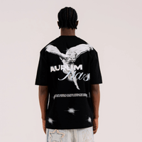 AURUM STARS I GHOST CAMISETA OVERSIZED NEGRA