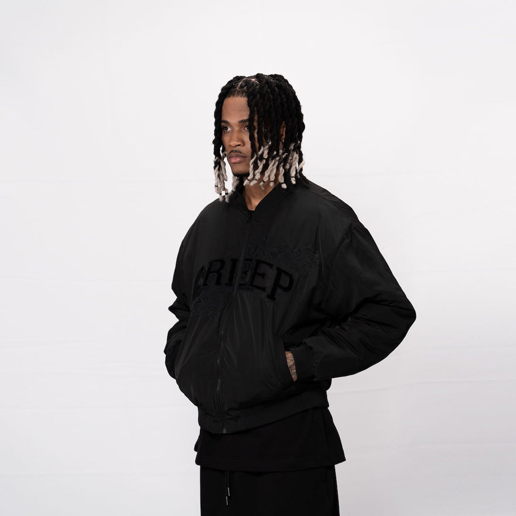 CREEP BRAND ELENA CHAQUETA BOMBER NEGRA