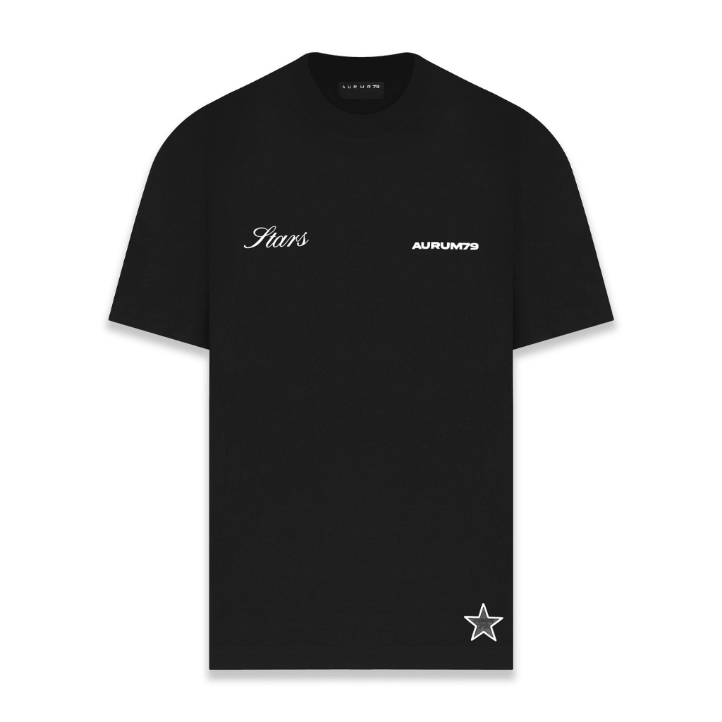 AURUM STARS I GODS PLAN CAMISETA OVERSIZED NEGRA