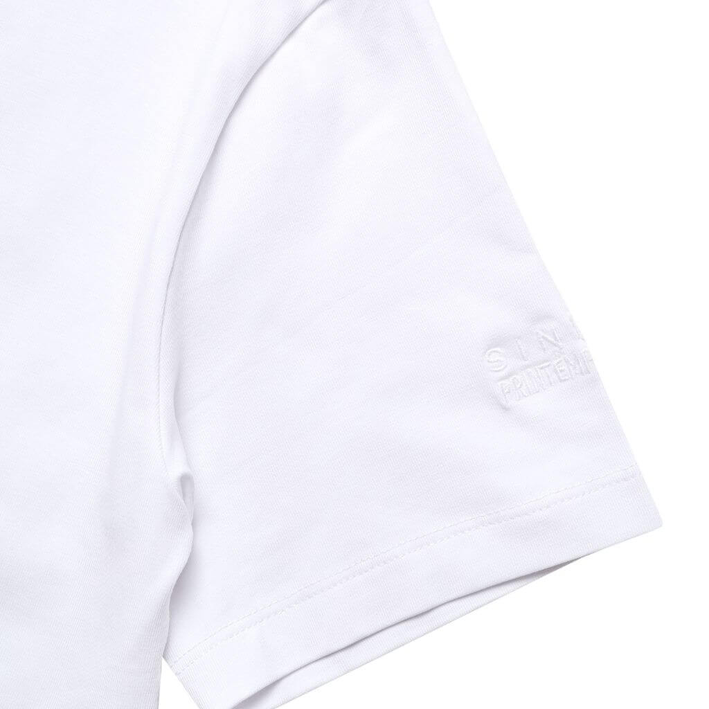 SINNERS PRIMAVERA 26 MONOGRAM CAMISETA SLIM BLANCA