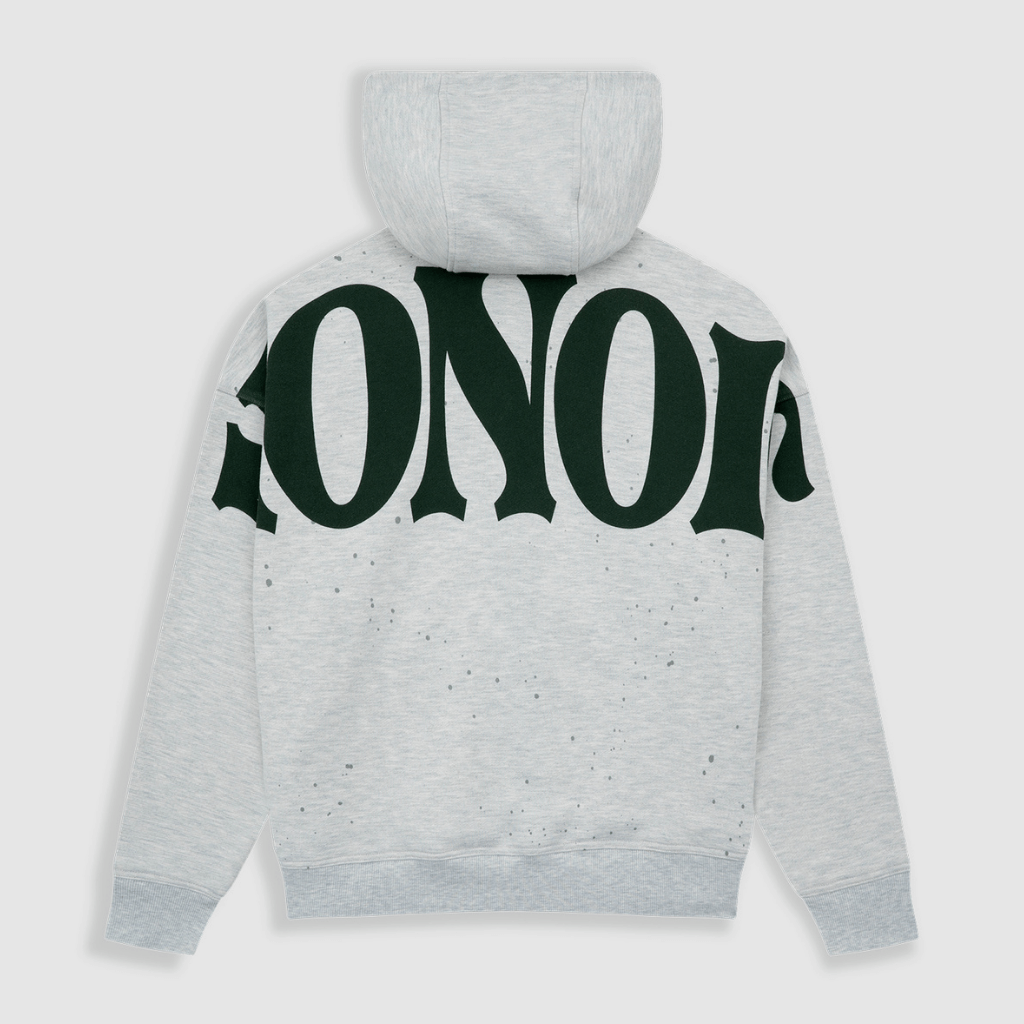 MONOIC TUTTO BENE 2 DOUBLE ZIP MONOIC BUZO GRIS JASPÉ