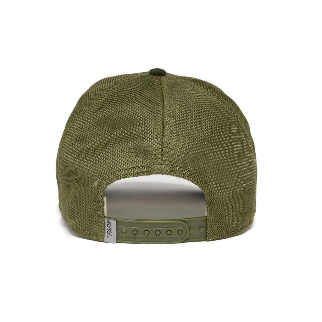 GOORIN BROS VACA THE SUEDE COW GORRA CAMIONERA AJUSTABLE VERDE