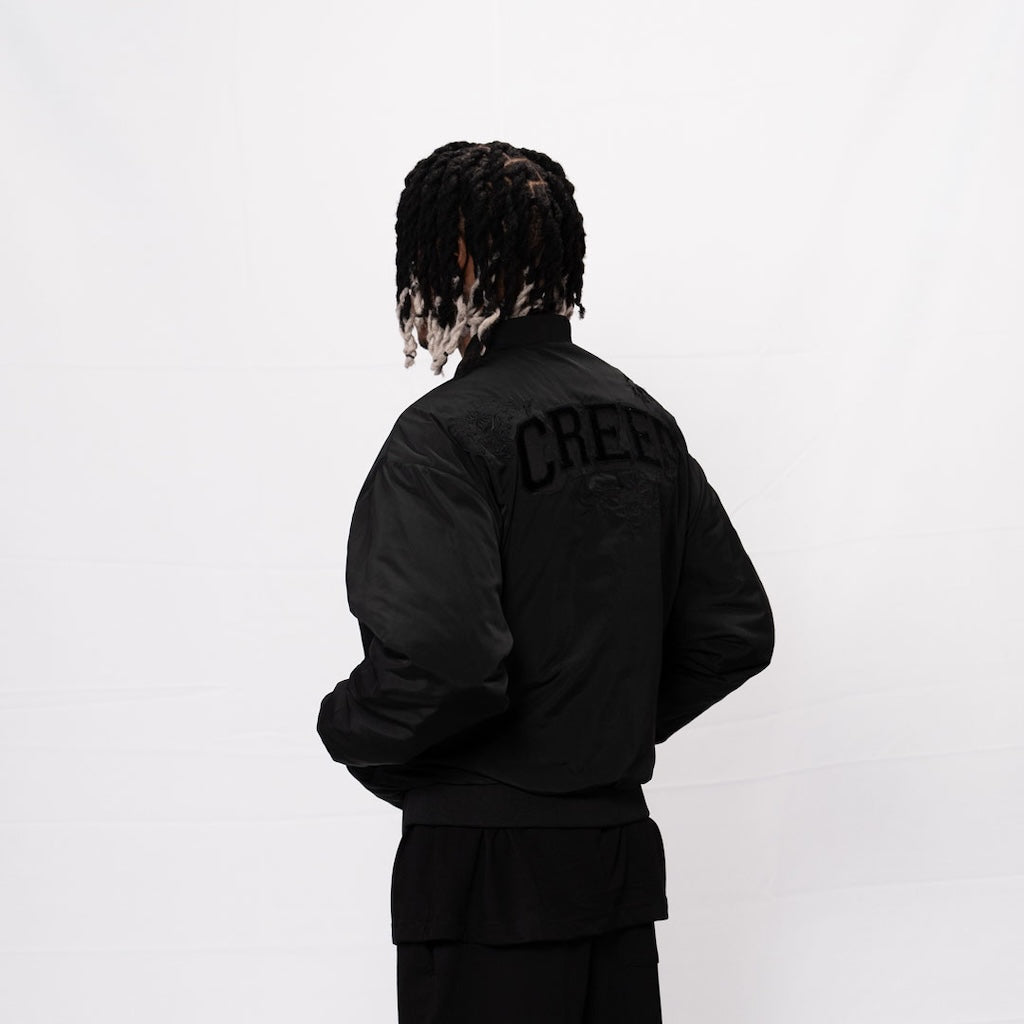 CREEP BRAND ELENA CHAQUETA BOMBER NEGRA