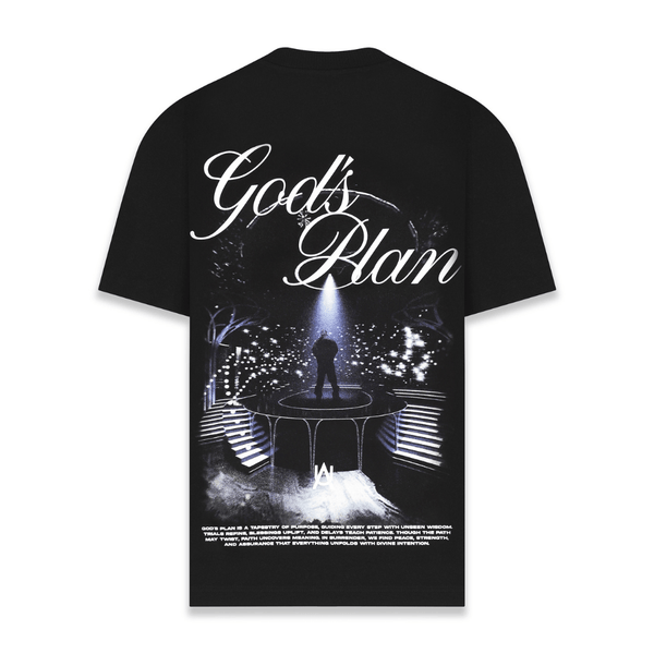 AURUM STARS I GODS PLAN CAMISETA OVERSIZED NEGRA