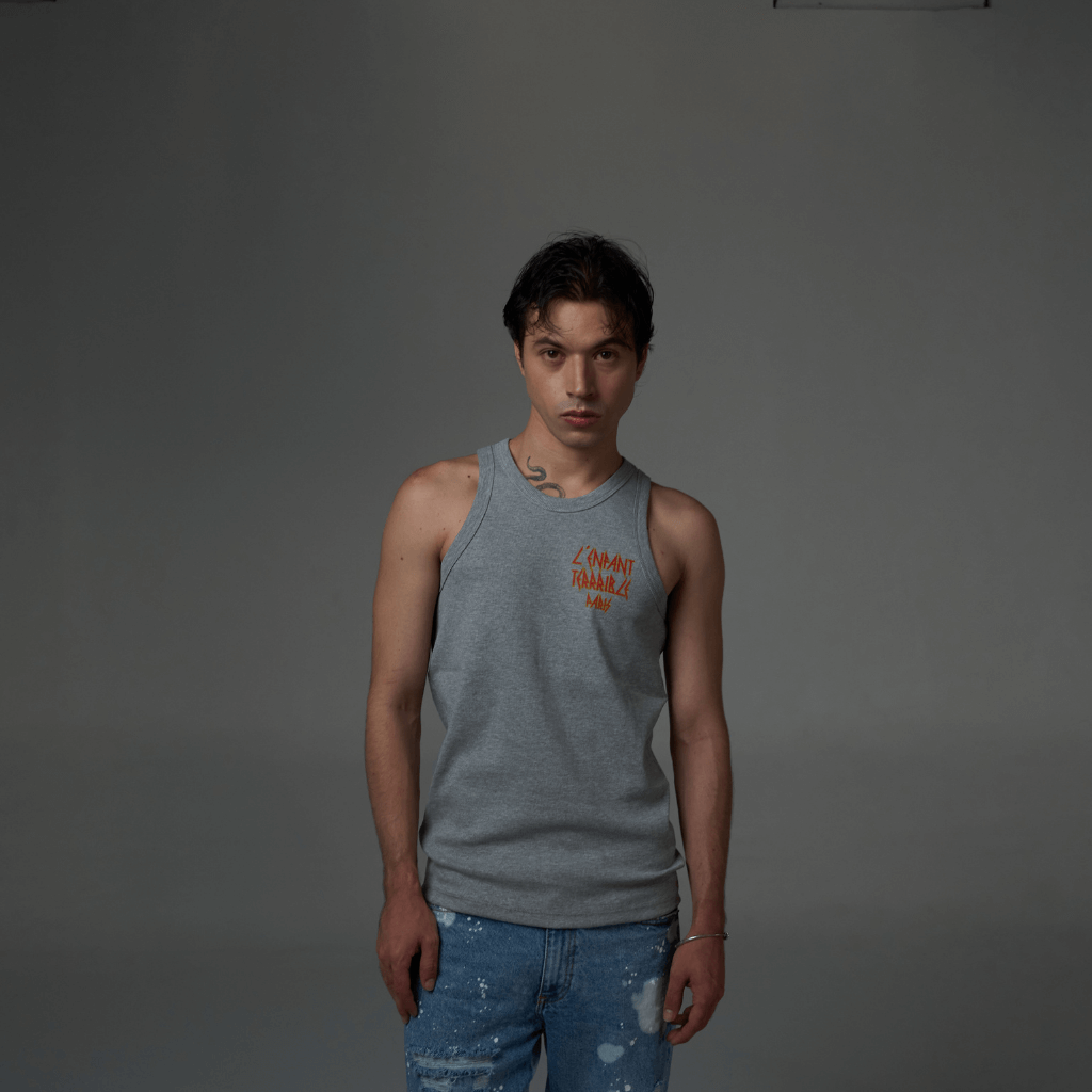 SINNERS ENFANT TERRIBLE TANK TOP HOMBRE GRIS