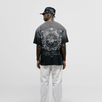 MONOIC TUTTO BENE I CAMISETA OVERSIZED CAVALLO NEGRO DESGASTADO