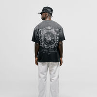 MONOIC TUTTO BENE I CAMISETA OVERSIZED CAVALLO NEGRO DESGASTADO