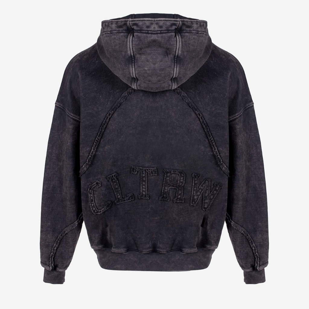 CULTUREWISE TWO STROKE SAINTS BUZOS DE CIERRE OVERSIZED TWO STROKE NEGRO