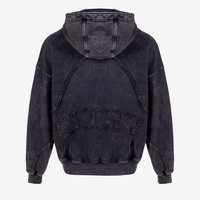 CULTUREWISE TWO STROKE SAINTS BUZOS DE CIERRE OVERSIZED TWO STROKE NEGRO