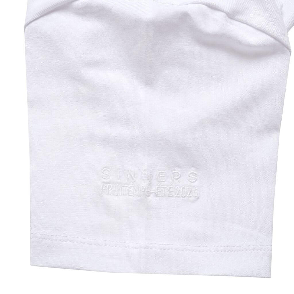 SINNERS PRIMAVERA 26 MONOGRAM CAMISETA SLIM BLANCA