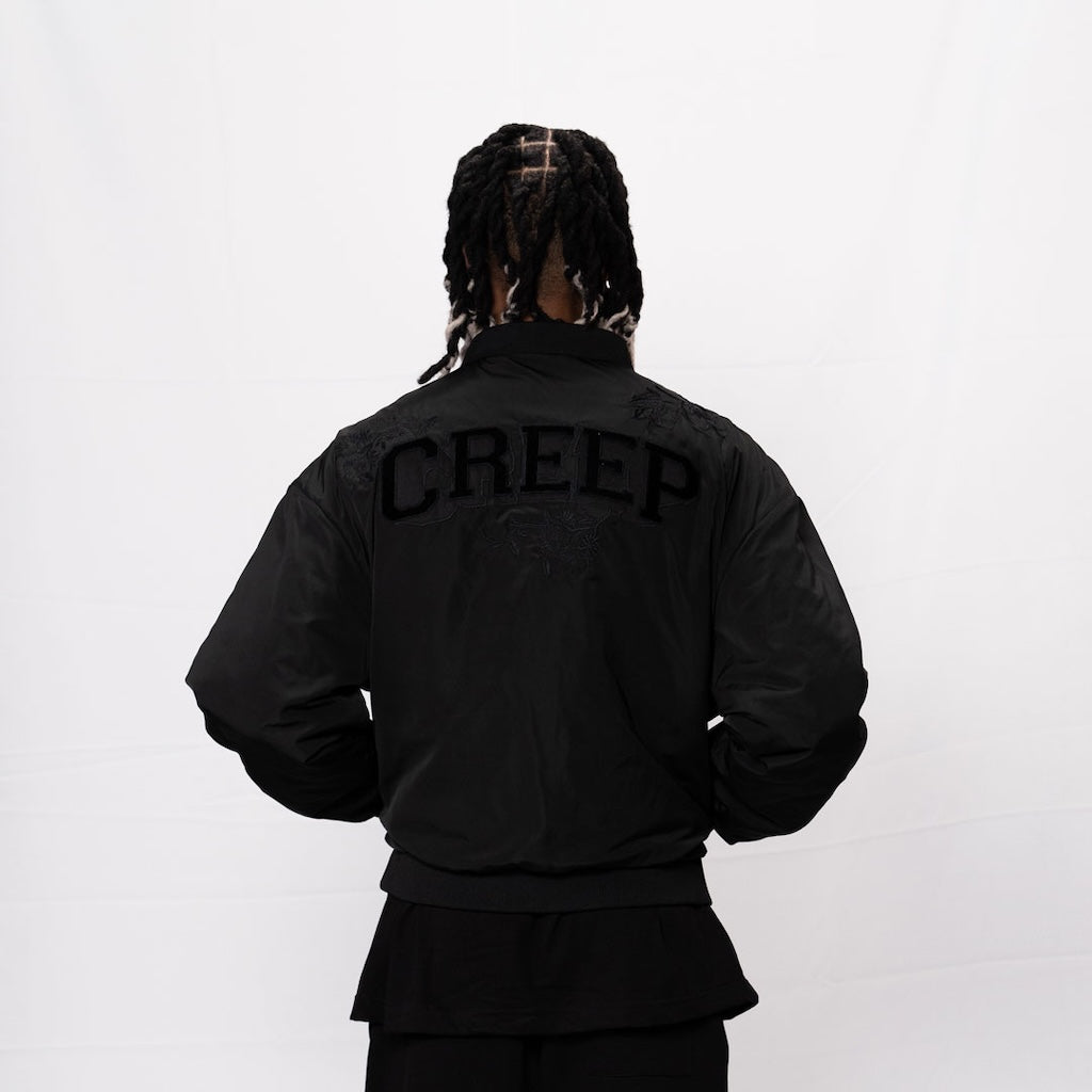 CREEP BRAND ELENA CHAQUETA BOMBER NEGRA