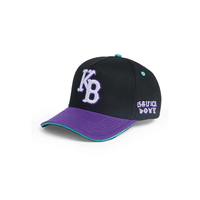 KINGS BRED THE MONARCA GORRA AJUSTABLE NEGRA / MORADO