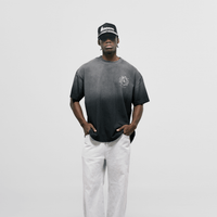 MONOIC TUTTO BENE I CAMISETA OVERSIZED CAVALLO NEGRO DESGASTADO