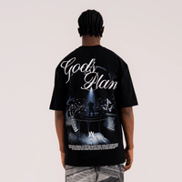 AURUM STARS I GODS PLAN CAMISETA OVERSIZED NEGRA