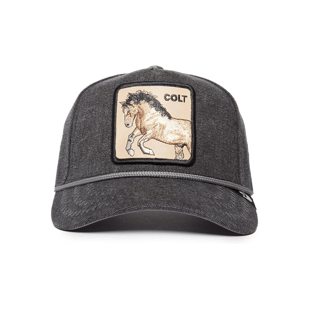GOORIN BROS CABALLO BUCKING DUCK GORRA CAMIONERA AJUSTABLE GRIS