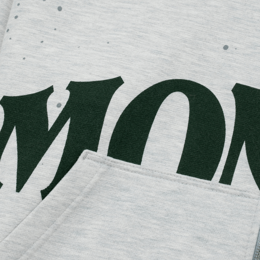 MONOIC TUTTO BENE 2 DOUBLE ZIP MONOIC BUZO GRIS JASPÉ