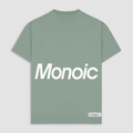 MONOIC TIMELESS V2 CAMISETA LOGO OVERSIZED VERDE MENTA