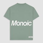 MONOIC TIMELESS V2 CAMISETA LOGO OVERSIZED VERDE MENTA