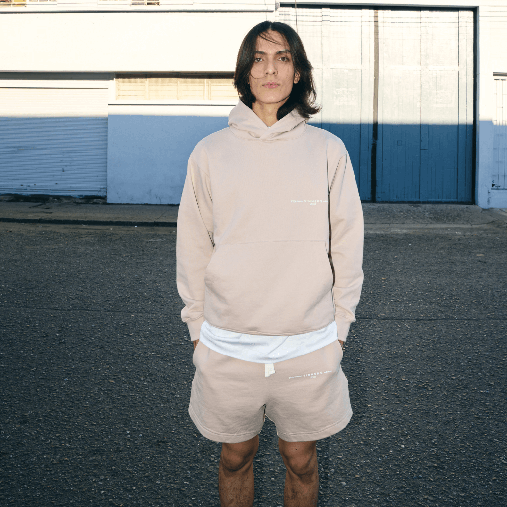 SINNERS GARMENTS SHORTS DE ALGODON BEIGE