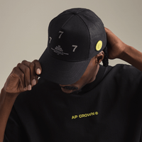 AP CROWN SIGNAL GORRA AJUSTABLE SIETE BLACK TRUCKER NEGRO