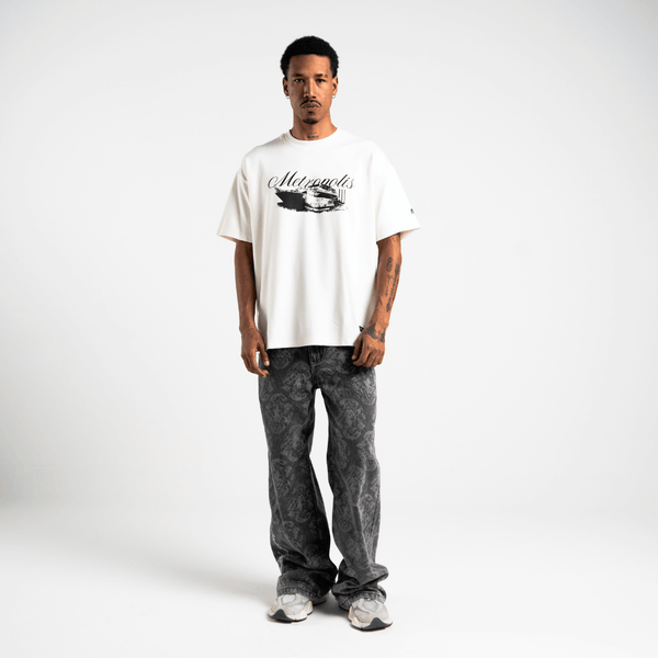 AURUM METROPOLIS III METROBOAT CAMISETA OVERSIZED BEIGE