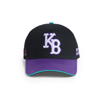 KINGS BRED THE MONARCA GORRA AJUSTABLE NEGRA / MORADO