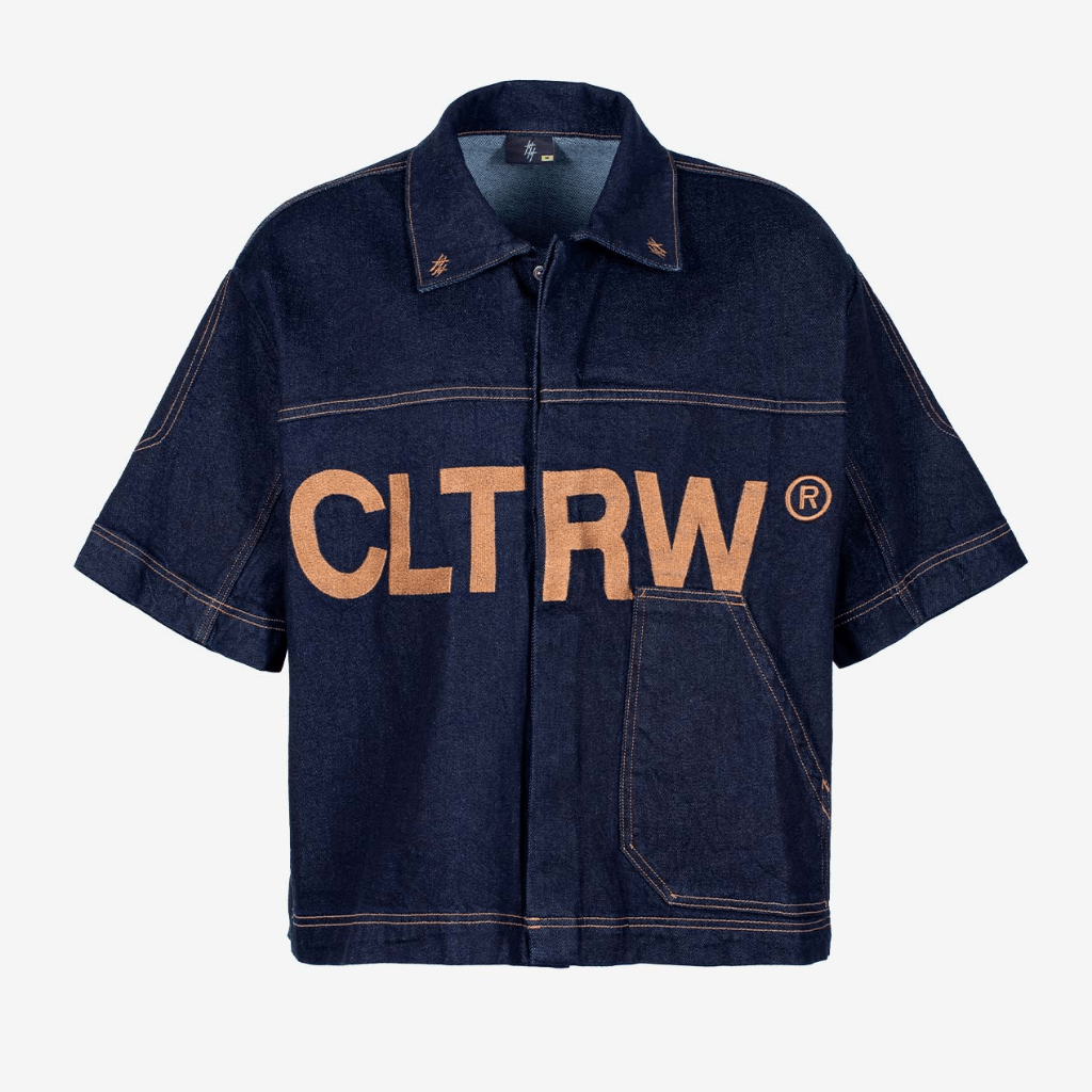 CULTURE WISE KONBINI CAMISA RAW DENIM BUTTON UP