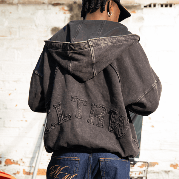 CULTUREWISE TWO STROKE SAINTS BUZOS DE CIERRE OVERSIZED TWO STROKE NEGRO