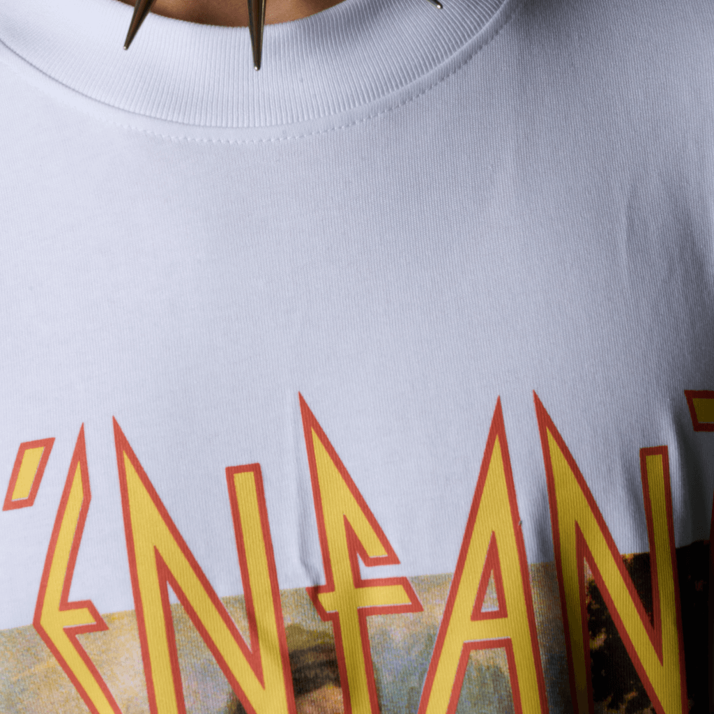 SINNERS FREE JESUS L'ENFANT TERRIBLE CAMISETA OVERSIZE BLANCA