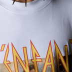 SINNERS FREE JESUS L'ENFANT TERRIBLE CAMISETA OVERSIZE BLANCA