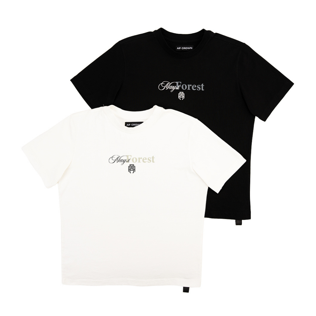 AP CROWN MAYA FOREST MYSIC BIPACK CAMISETAS CAMISETA REGULAR IVORY/NEGRO