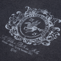 MONOIC TUTTO BENE I CAMISETA OVERSIZED CAVALLO NEGRO DESGASTADO