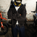 CULTUREWISE TWO STROKE SAINTS BUZOS DE CIERRE OVERSIZED TWO STROKE NEGRO