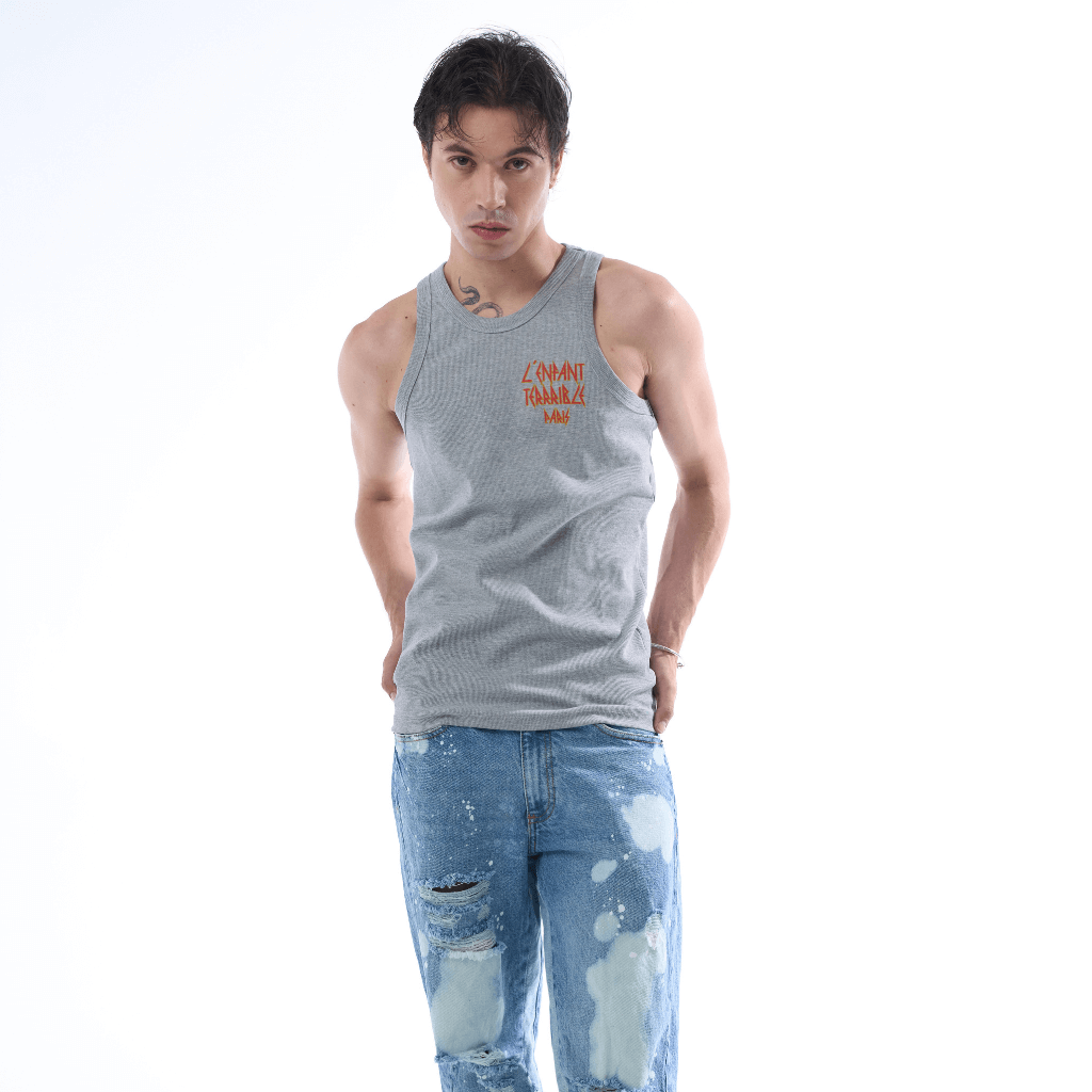 SINNERS ENFANT TERRIBLE TANK TOP HOMBRE GRIS