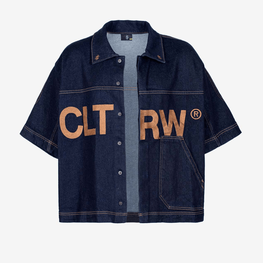 CULTURE WISE KONBINI CAMISA RAW DENIM BUTTON UP