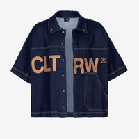 CULTURE WISE KONBINI CAMISA RAW DENIM BUTTON UP