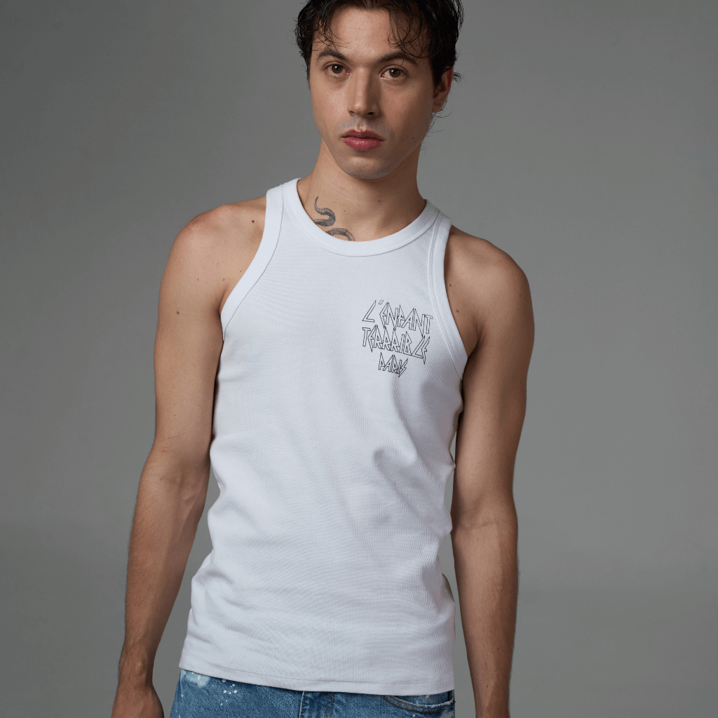 SINNERS ENFANT TERRIBLE TANK TOP HOMBRE BLANCO