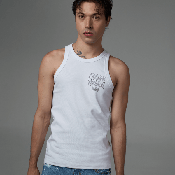SINNERS ENFANT TERRIBLE TANK TOP HOMBRE BLANCO