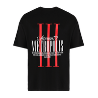 AURUM METROPOLIS III METROPOLIS III CAMISETA OVERSIZED NEGRA