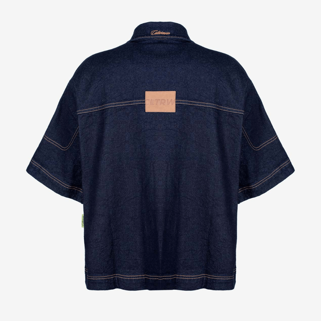 CULTURE WISE KONBINI CAMISA RAW DENIM BUTTON UP