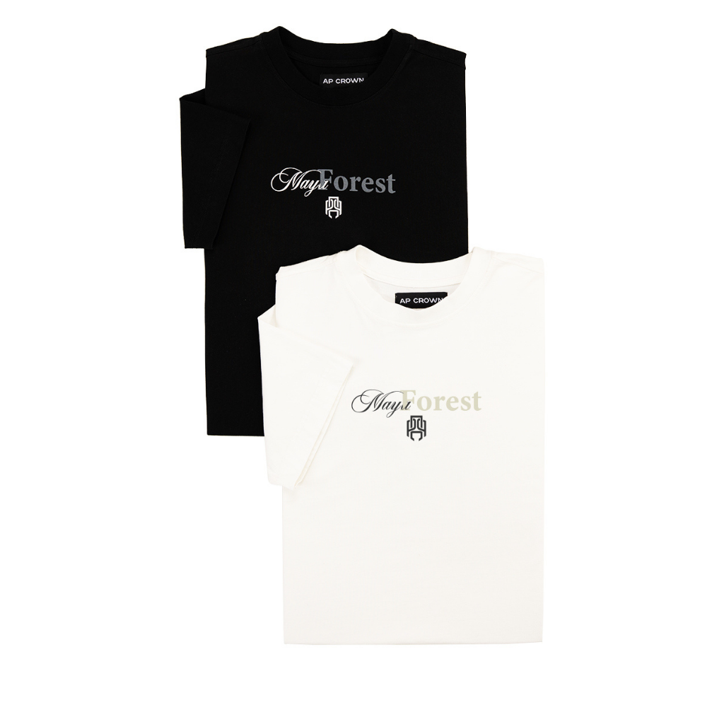 AP CROWN MAYA FOREST MYSIC BIPACK CAMISETAS CAMISETA REGULAR IVORY/NEGRO