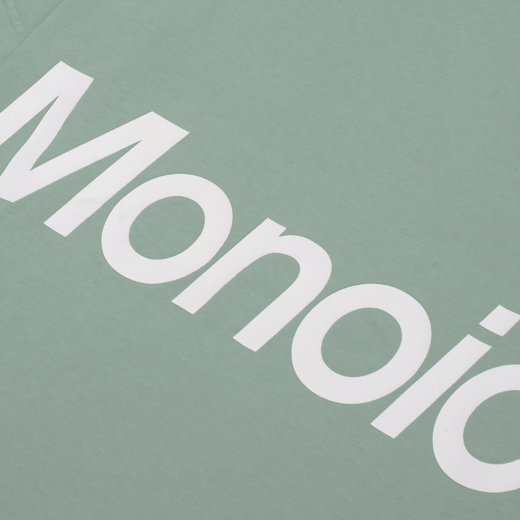 MONOIC TIMELESS V2 CAMISETA LOGO OVERSIZED VERDE MENTA