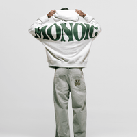 MONOIC TUTTO BENE 2 DOUBLE ZIP MONOIC BUZO GRIS JASPÉ