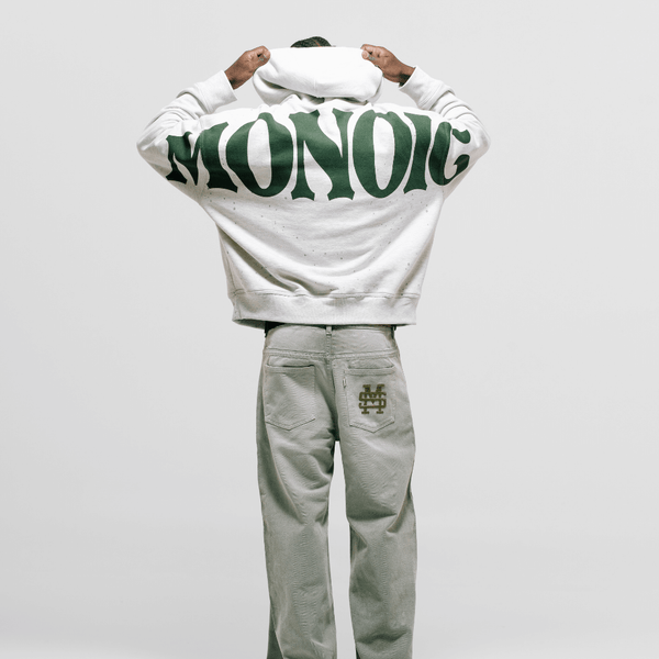 MONOIC TUTTO BENE 2 DOUBLE ZIP MONOIC BUZO GRIS JASPÉ