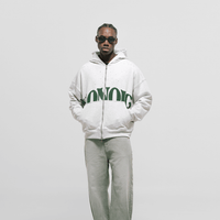 MONOIC TUTTO BENE 2 DOUBLE ZIP MONOIC BUZO GRIS JASPÉ