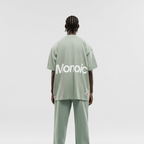 MONOIC TIMELESS V2 CAMISETA LOGO OVERSIZED VERDE MENTA
