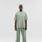 MONOIC TIMELESS V2 CAMISETA LOGO OVERSIZED VERDE MENTA