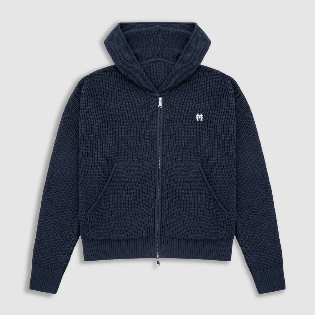 MONOIC TUTTO BENE 2 ZIP KNITWEAR BUZO AZUL NAVY